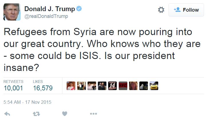 Trump Obama Twitter Syria